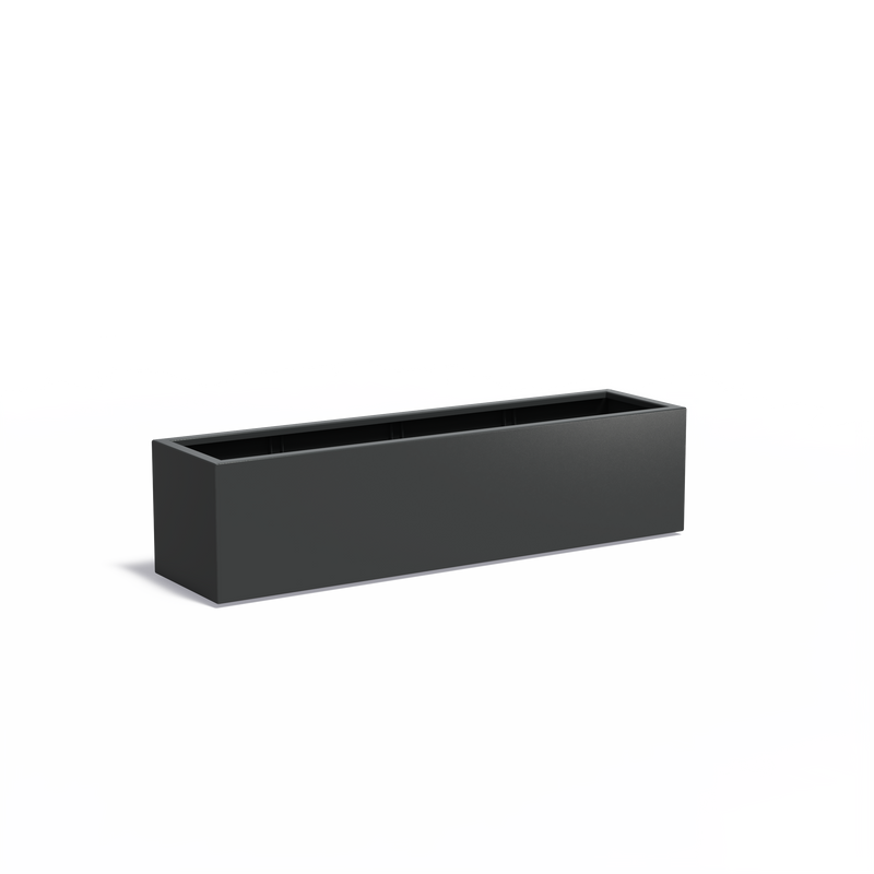 CARREZ aluminium plantenbak 200x50x50 cm met bodem