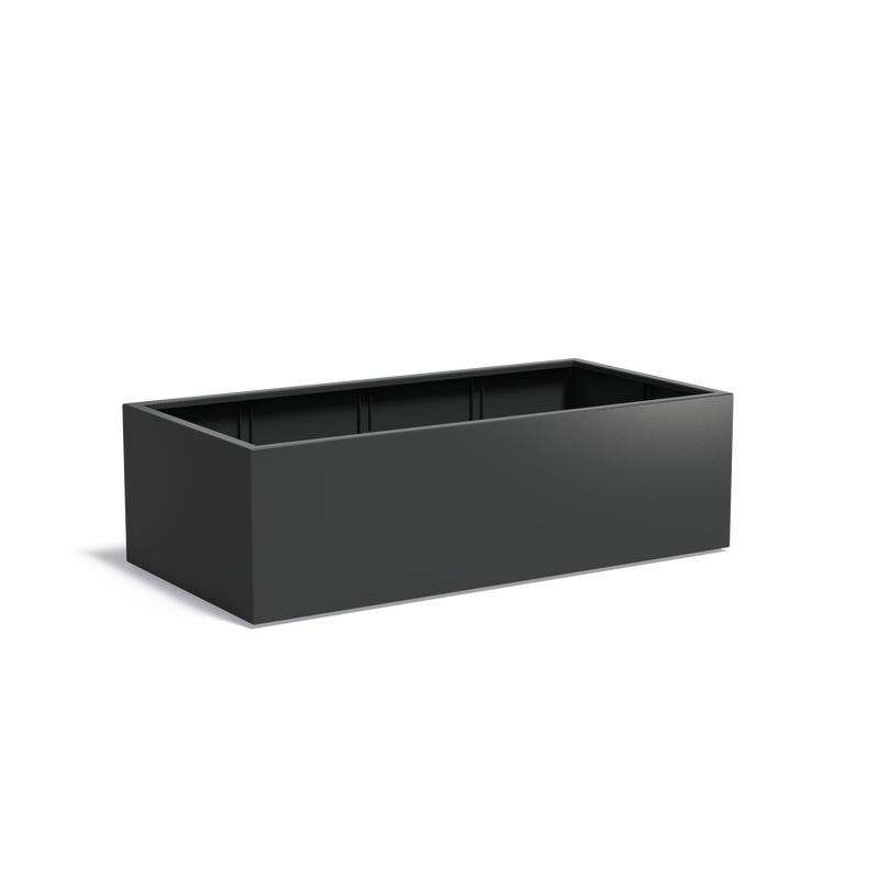 CARREZ aluminium plantenbak 200x100x60 cm met bodem