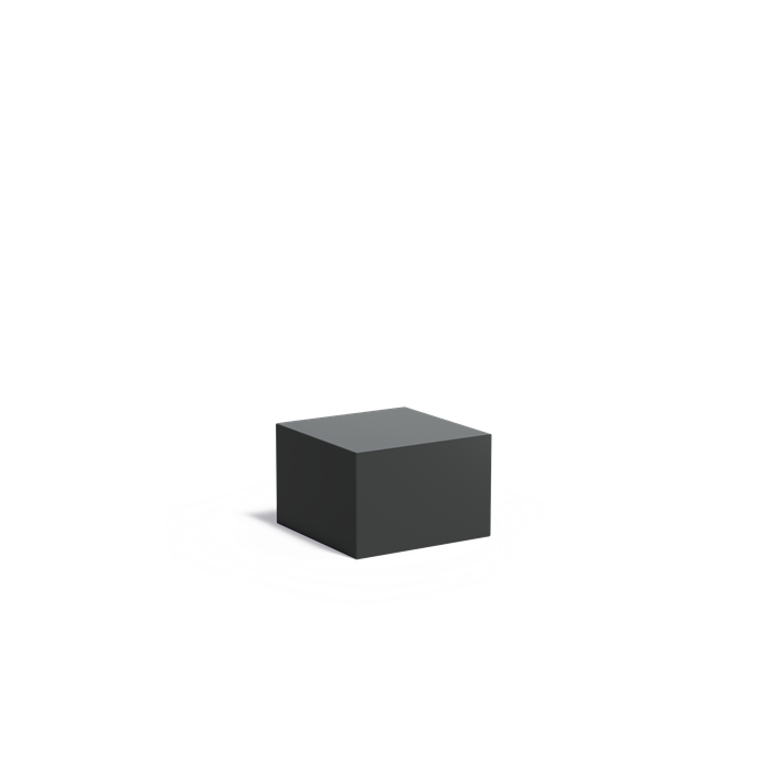 Aluminium sokkel | 60 x 60 x 40 cm
