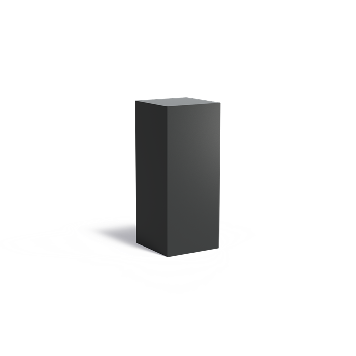 Aluminium sokkel | 50 x 50 x 120 cm