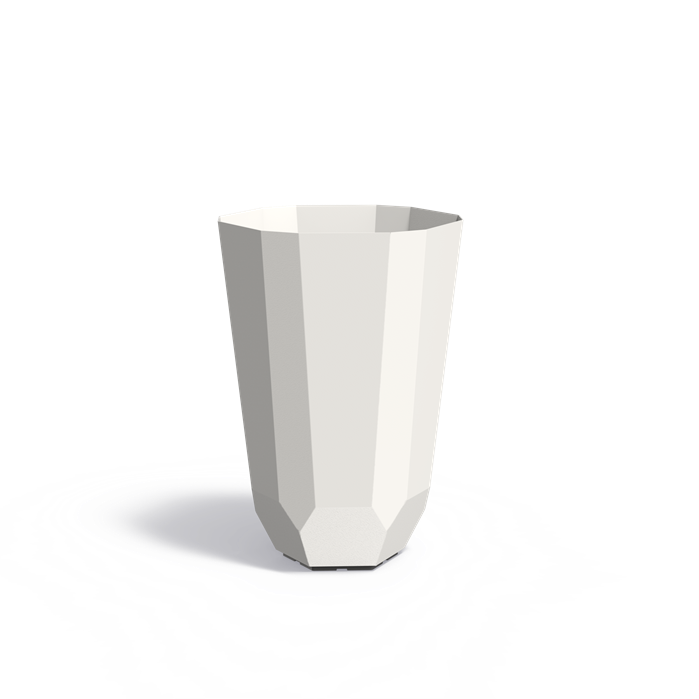 Aluminium Pflanzkübel FACET – Zwölfeckig, modern & wetterfest | 65 x 100 cm