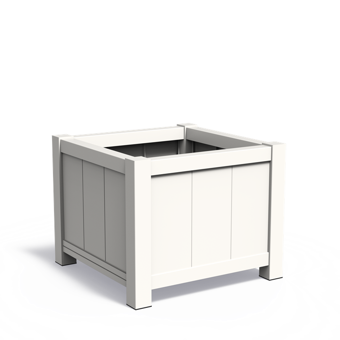 Aluminium Pflanzkübel YORK mit Füßen | 100 x 100 x 80 cm