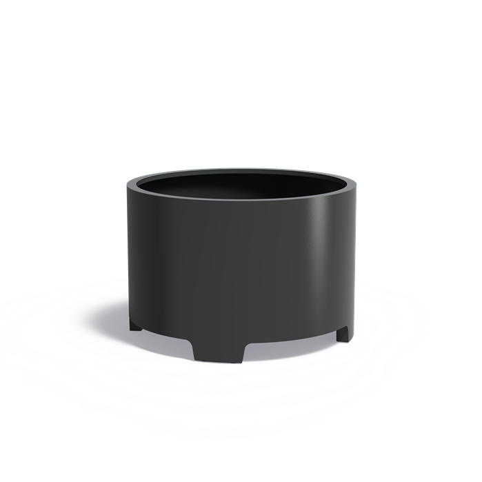 Aluminium Pflanzkübel CIRCUM mit Füßen | ø 120 x 80 cm