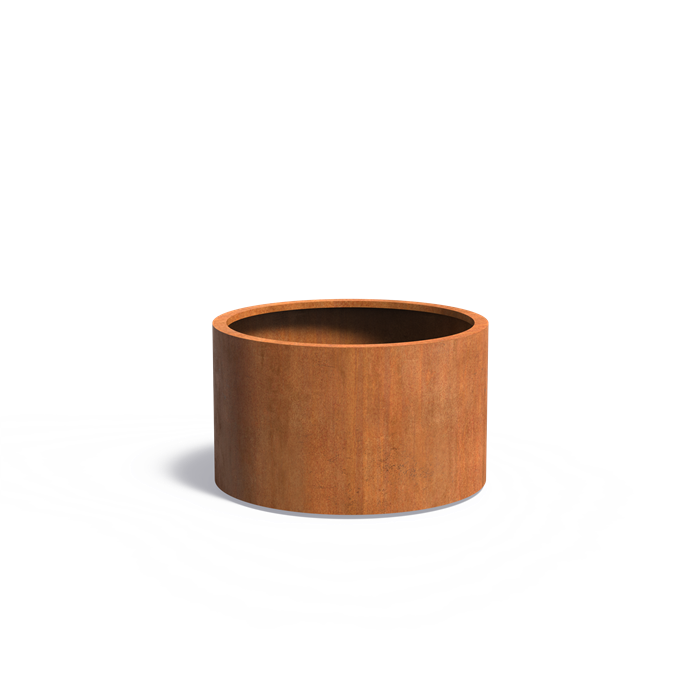 CIRCUM ronde cortenstaal plantenbak 100x60