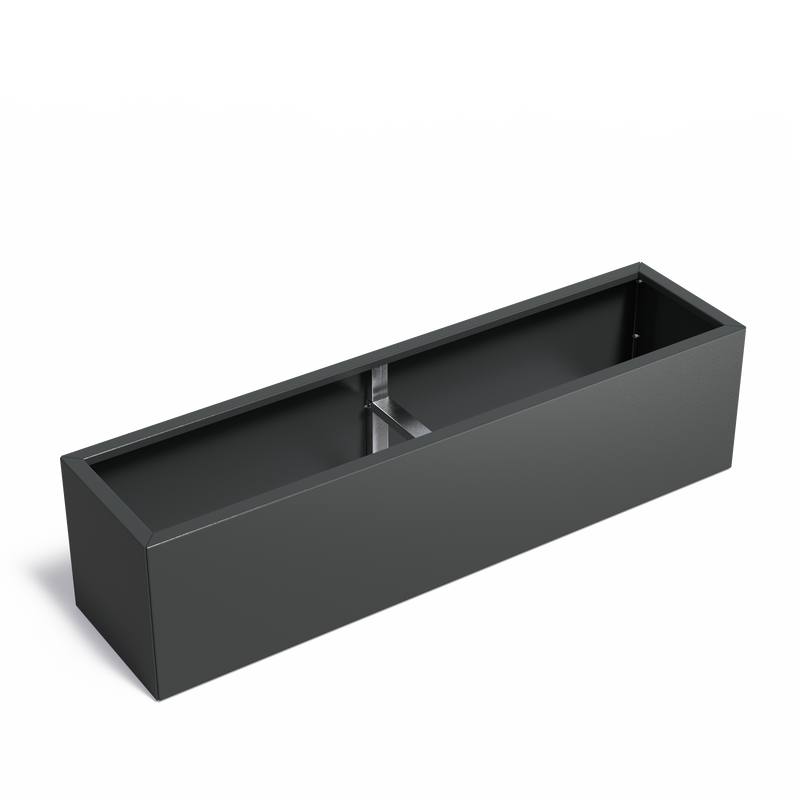 Gecoat stalen plantenbak CARREZ Connect 200 x 50 x 50 cm
