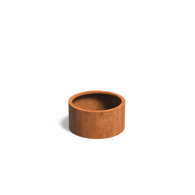 Cortenstahl Pflanzkübel CIRCUM ohne Boden | ø 80 x 40 cm