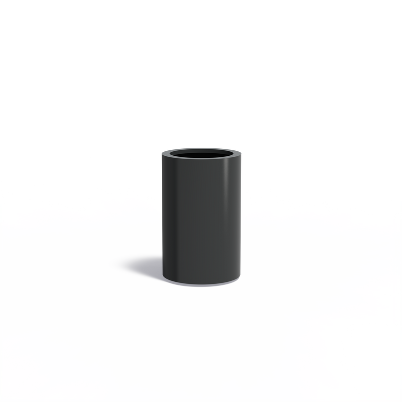 CIRCUM ronde aluminium plantenbak ø50x80 cm met bodem