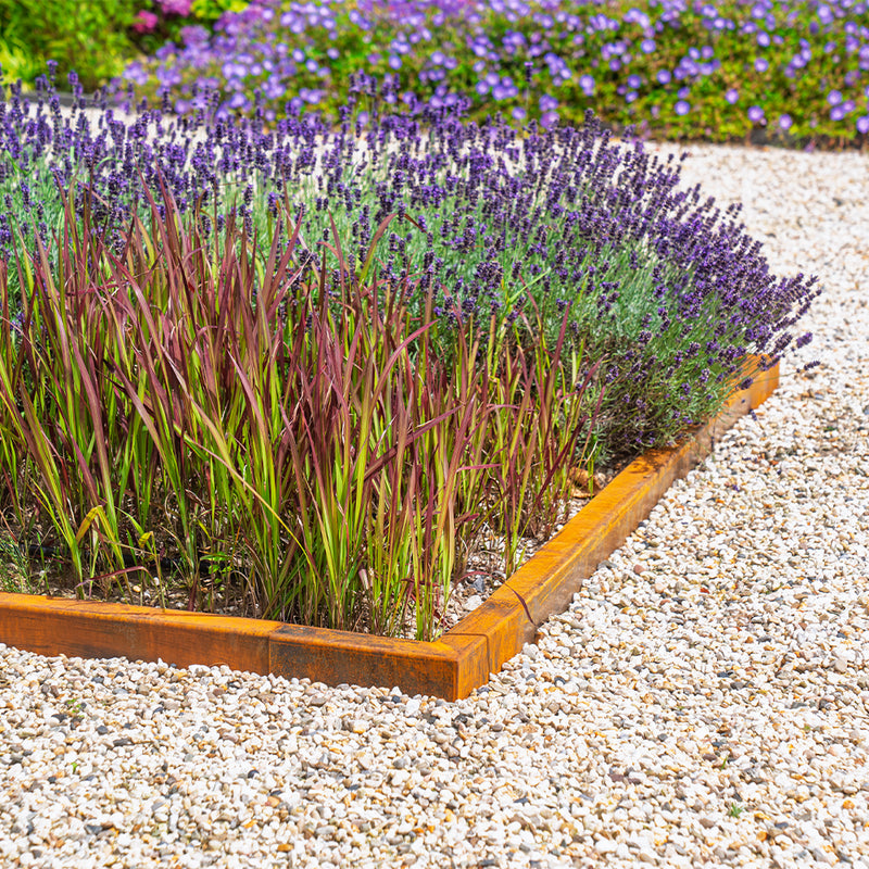 Cortenstaal overzetprofiel recht | 2300 x 2 x 50 mm