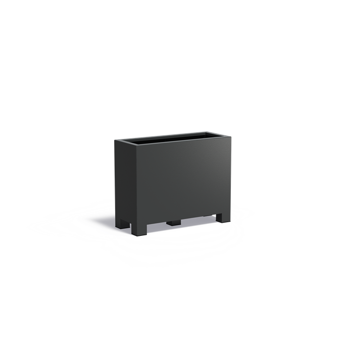 CARREZ aluminium plantenbak 100x40x80 cm met poten