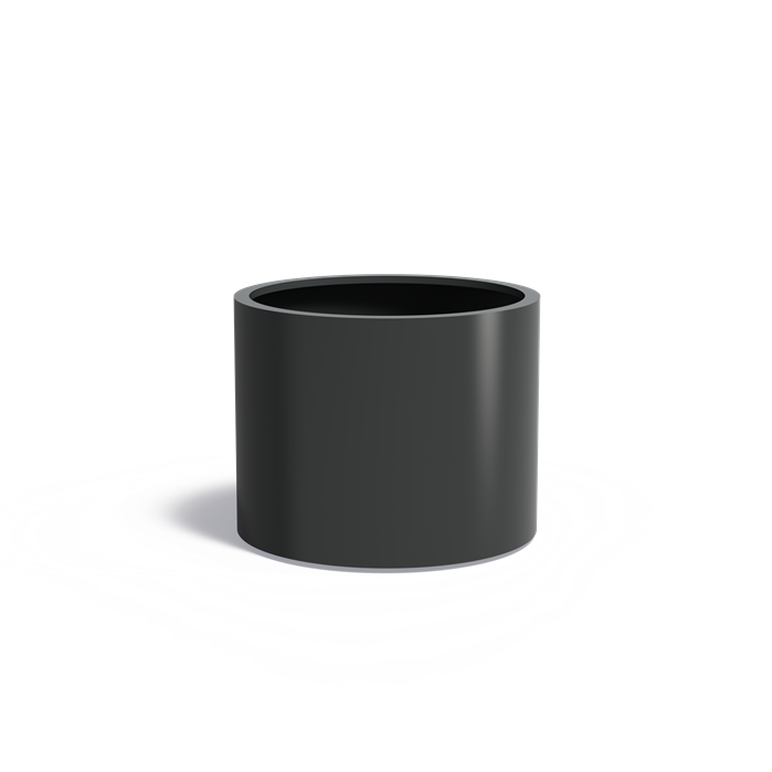 CIRCUM ronde aluminium plantenbak ø100x80 cm met bodem