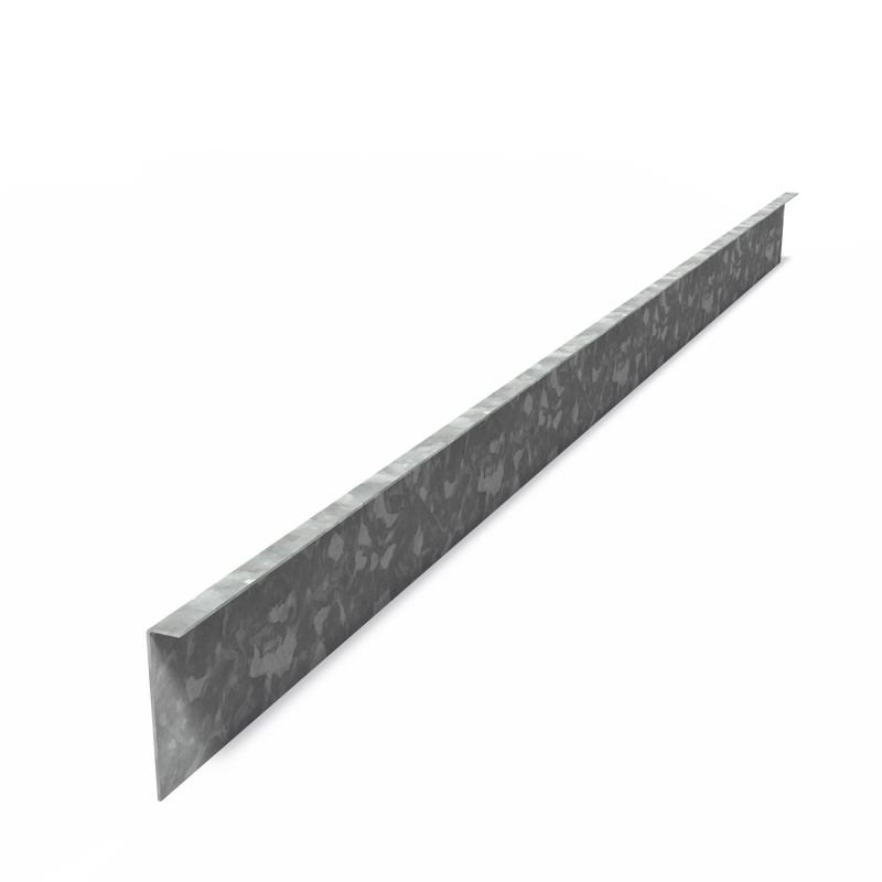 Verzinkte kantopsluiting 2300×150×3 mm gezette rand – set 5 stuks