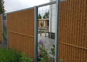 Kokowall scherm met IPE080 paal verzinkt