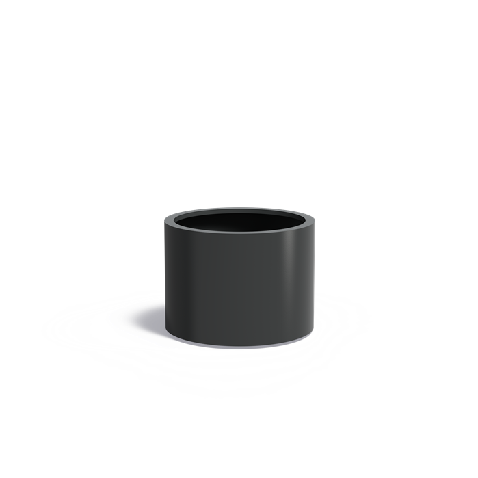 Aluminium-Pflanzgefäß CIRCUM – Mit Boden | ø 80 x 60 cm