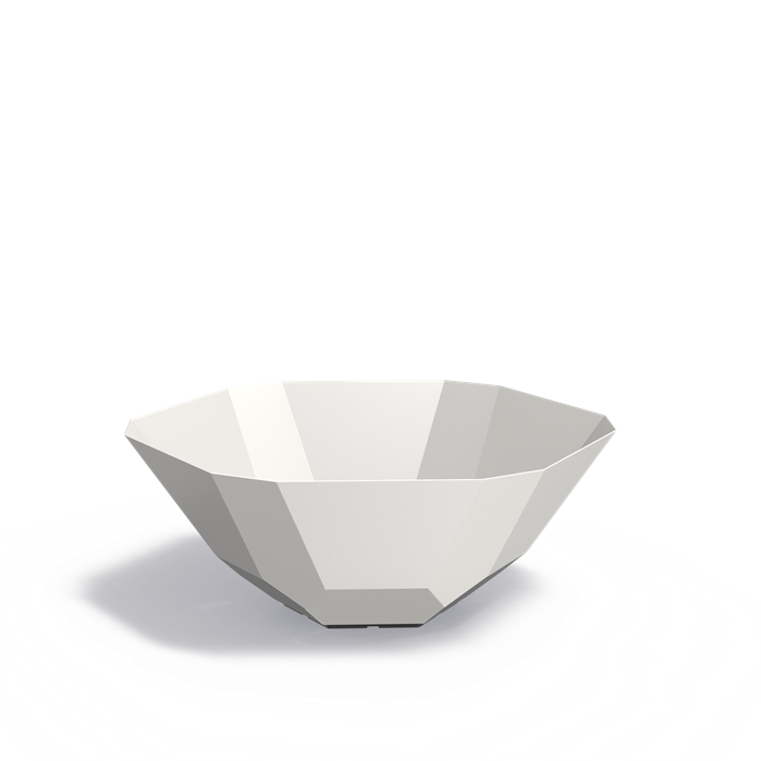 FACET ronde aluminium plantenbak ø120x50 cm