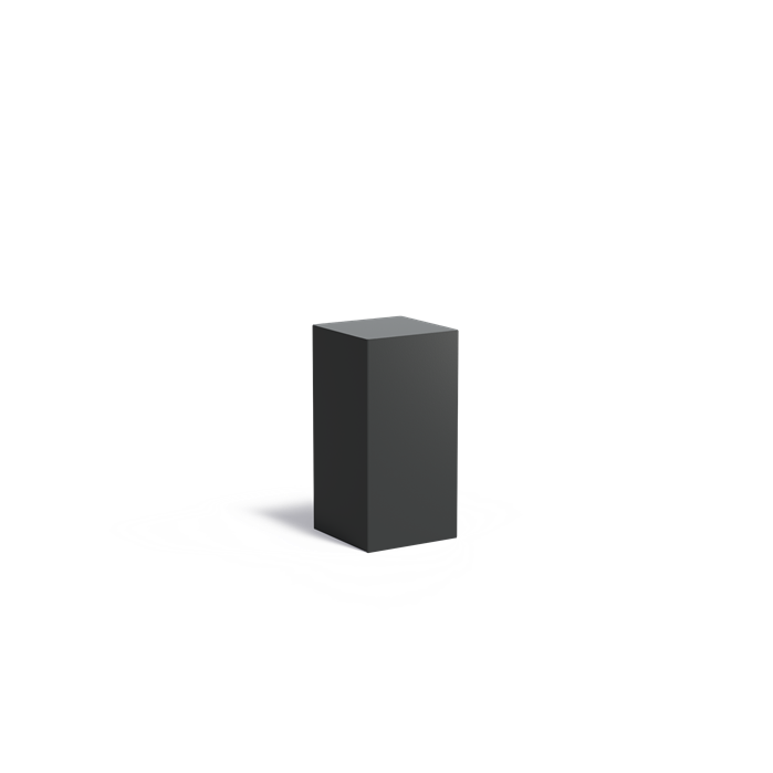 Aluminium sokkel | 40 x 40 x 80 cm