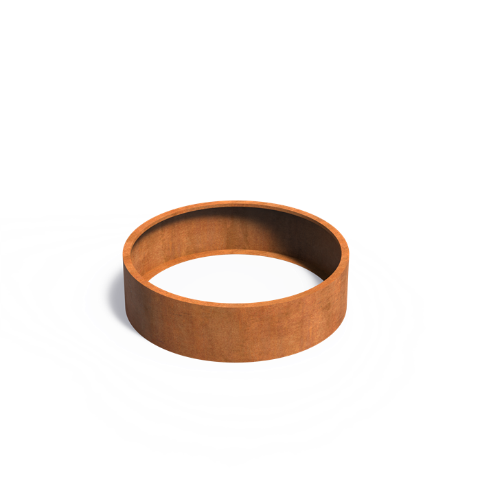 Cortenstahl Pflanzkübel CIRCUM ohne Boden | ø 150 x 40 cm