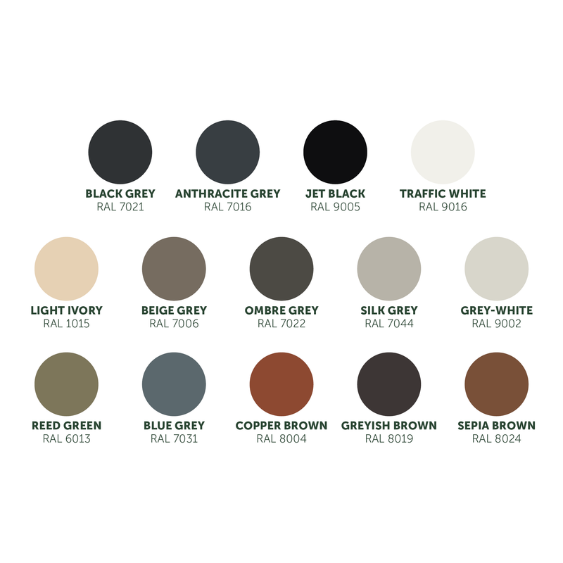VELIS ronde aluminium plantenbak 60x100 cm