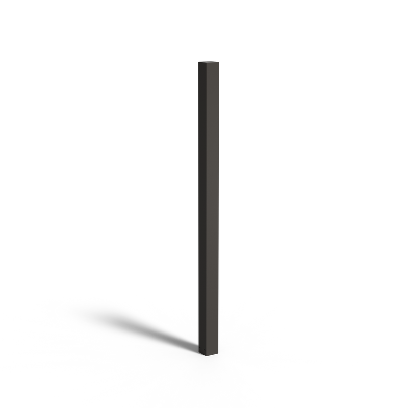 Gecoat stalen tuinpaal 200 cm, 10 x 10 cm, per stuk