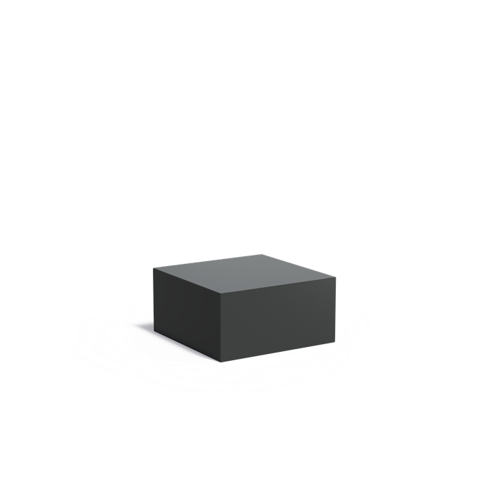 Aluminium sokkel | 80 x 80 x 40 cm