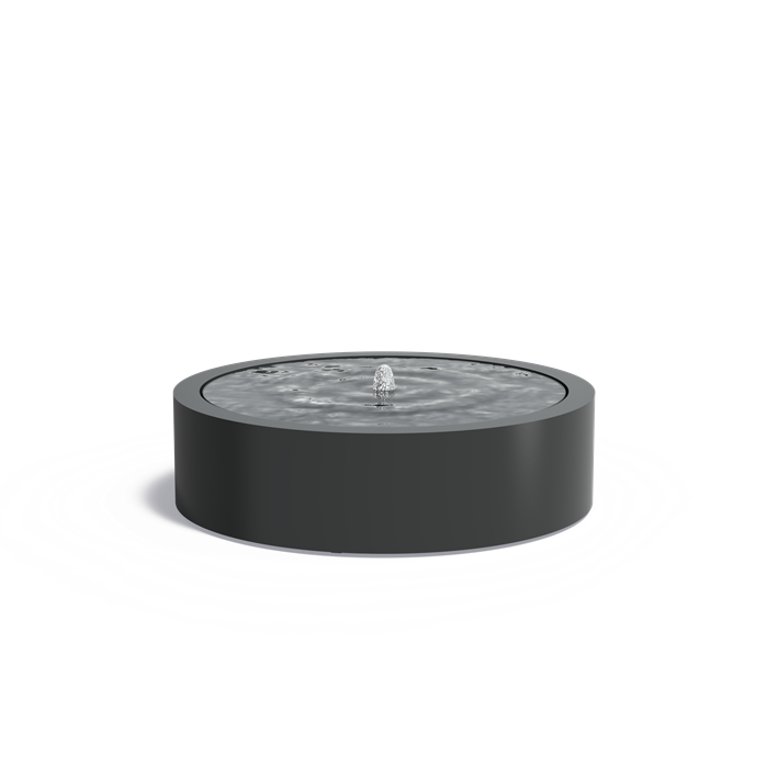 Adezz ronde watertafel aluminium ABR4