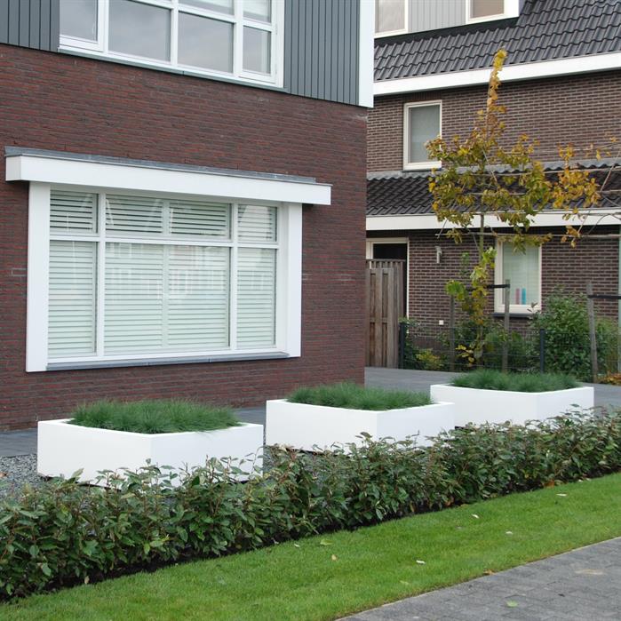 Aluminium plantenbak met wielen AFWL