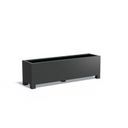 Aluminium plantenbak met poten AFP22