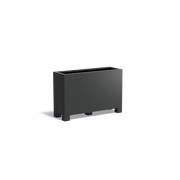 Aluminium plantenbak met poten AFP24.2