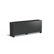 Aluminium plantenbak met poten AFP24