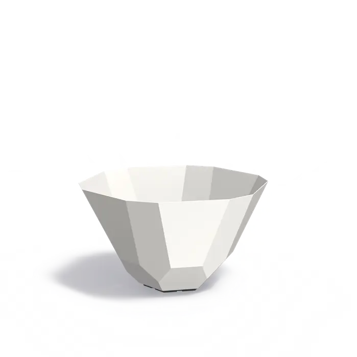 Aluminium planter Facet AFT2