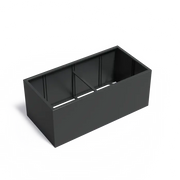 Aluminium plantenbak zonder bodem AFW20