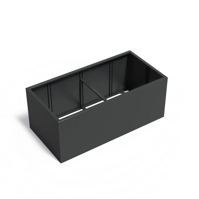 Aluminium plantenbak zonder bodem AFW20