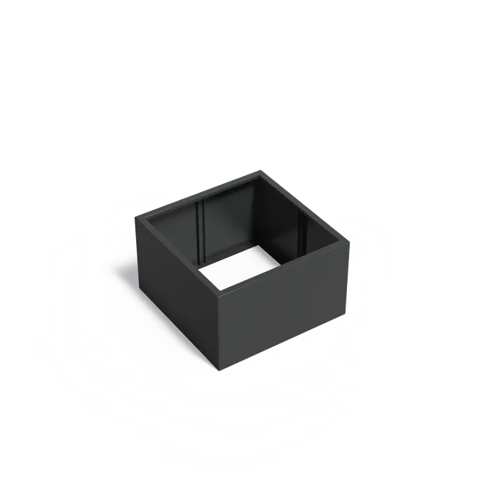 Aluminium plantenbak zonder bodem AFW5.2