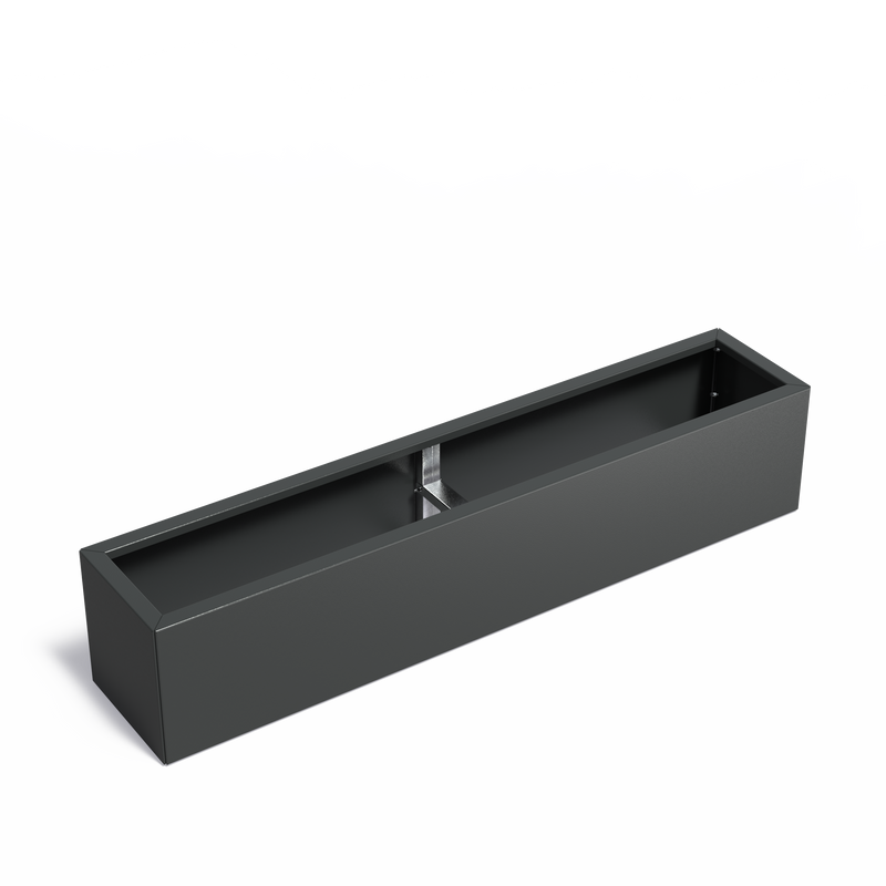 Gecoat stalen plantenbak CARREZ Connect 200 x 40 x 40 cm