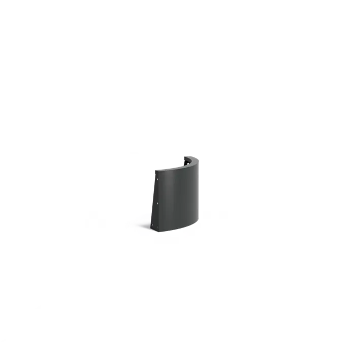 Aluminium keerwand ARCO4.400.500