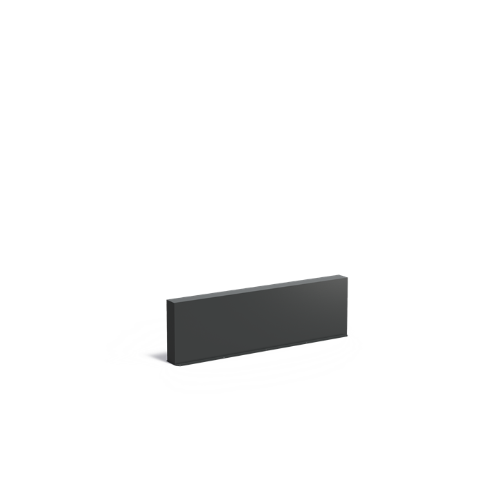 Aluminium tuinmuur AW3.4