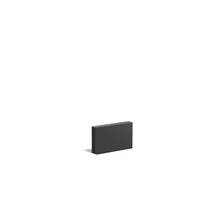 Aluminium tuinmuur AW5.4