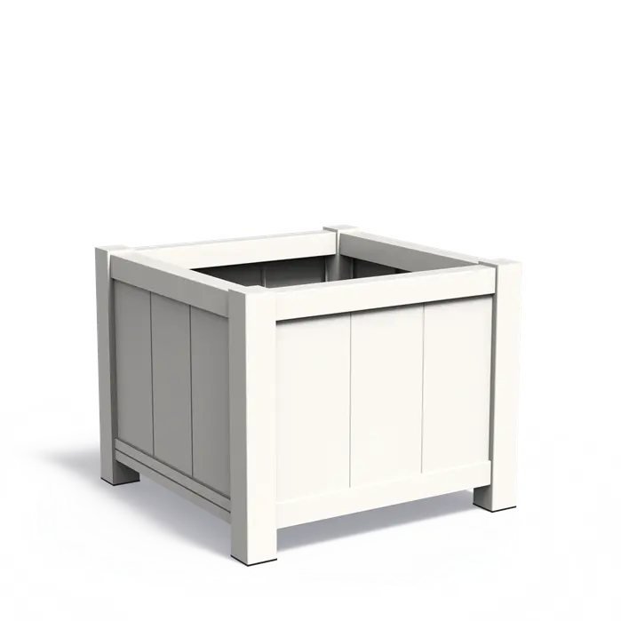 Aluminium Pflanzkübel YORK mit Füßen | 100 x 100 x 80 cm