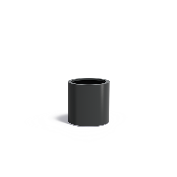 Aluminium-Pflanzgefäß CIRCUM – Mit Boden | ø 60 x 60 cm