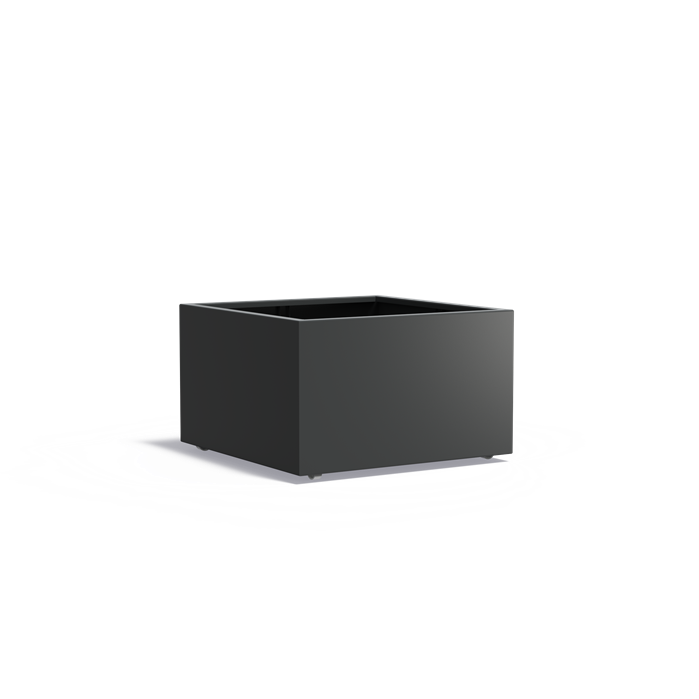 CARREZ aluminium plantenbak 100x100x60 cm met wielen