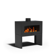 Enok buitenhaard zwart BK2GA