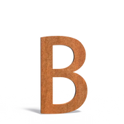 cortenstaal letter B