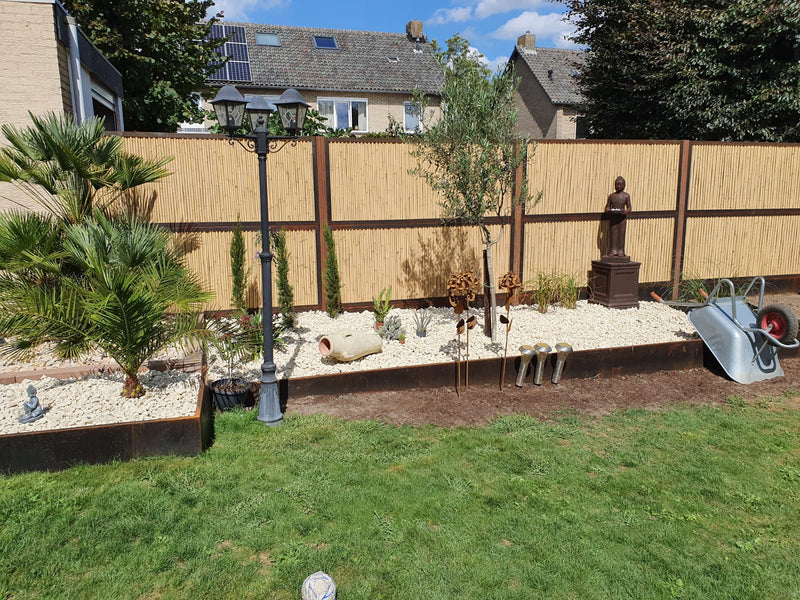 BambooWall tuinschermen met corten