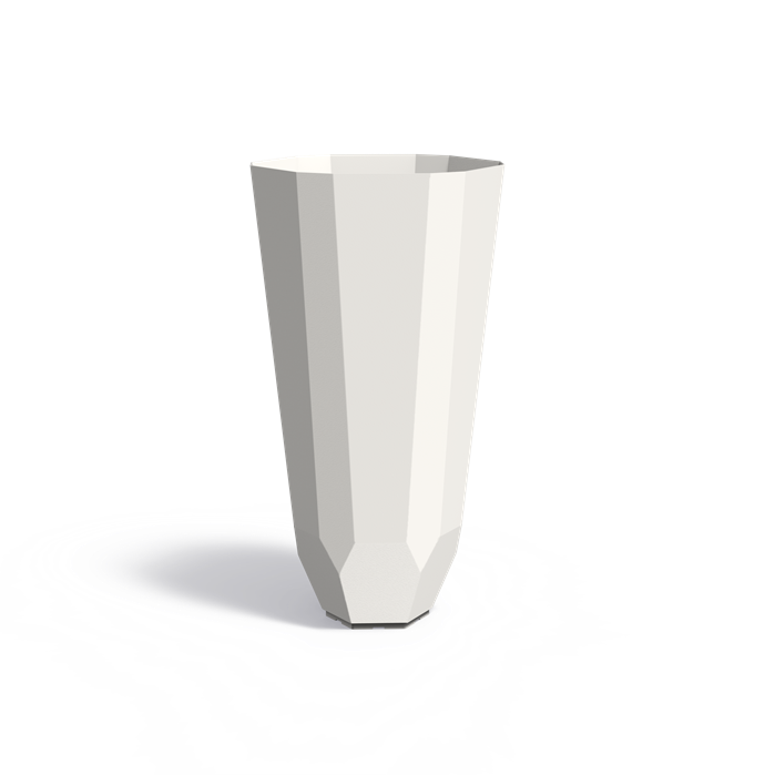 FACET ronde aluminium plantenbak ø60x120 cm