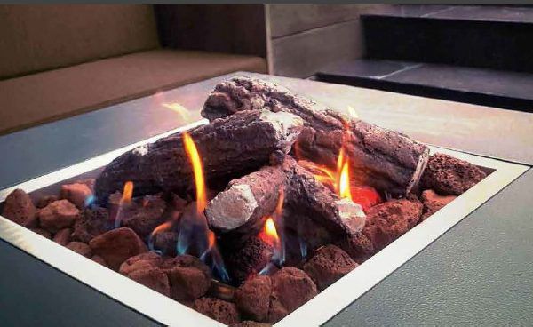 Inbouwbrander (RVS) voor BRANN | 405 x 405 x 80 mm