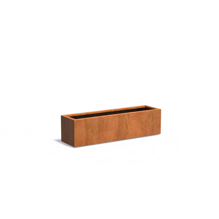 Carrez plantenbak cortenstaal CA25.1