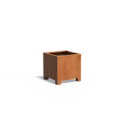 Carrez plantenbak corten met poten CAP7