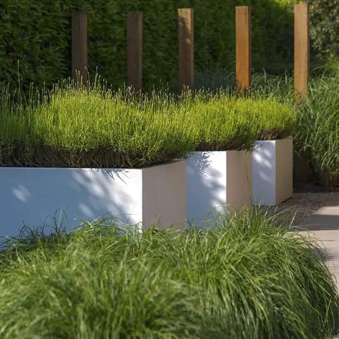 Polyester Pflanzkübel Carrez | 40 x 40 x 100 cm