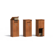 Pakketbrievenbus CASE Corten