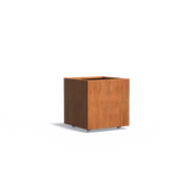 Carrez corten plantenbak met wielen CAWL7