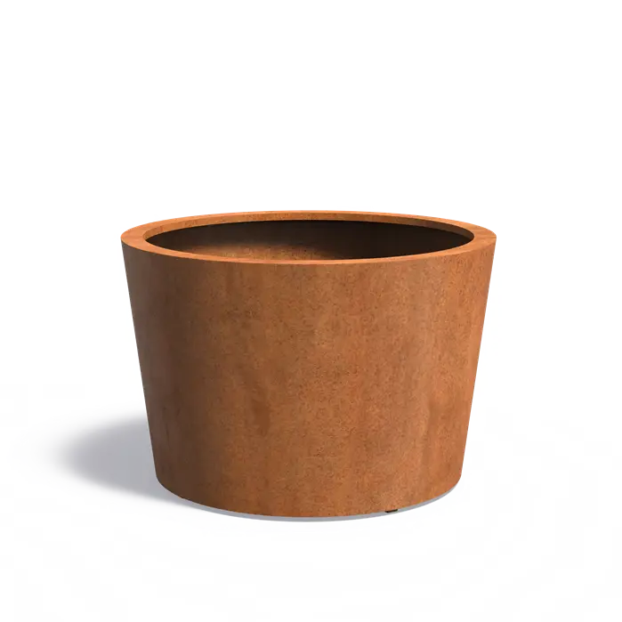 Conic planter corten CC4.1